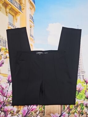 Lafayette 148 New‎ York Black Pleated Dress Pants Gramercy Size 0